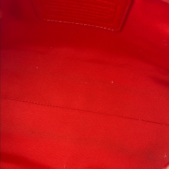 Coach Red and Cream Heart Satchel with Detachable Strap - Picture 13 of 16